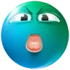 👅 Эмодзи «Бирюзовые эмодзи» для Telegram
