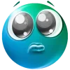 🥺 Эмодзи «Бирюзовые эмодзи» для Telegram