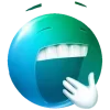 🥱 Эмодзи «Бирюзовые эмодзи» для Telegram