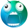 😬 Эмодзи «Бирюзовые эмодзи» для Telegram