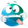 😜 Эмодзи «Бирюзовые эмодзи» для Telegram