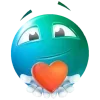 ❤️ Эмодзи «Бирюзовые эмодзи» для Telegram