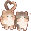 Стикер 28 Cats #cat #cute #girl #animal