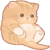 Стикер 2 Cats #cat #cute #girl #animal