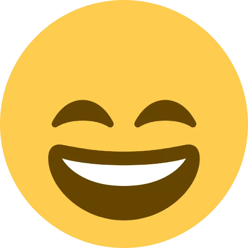 😄 Эмодзи «Twemoji Smileys» для Telegram