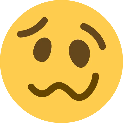 Стикер 33 Twemoji Smileys