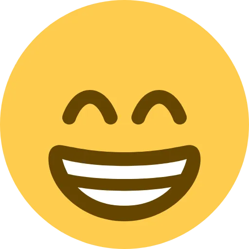 😁 Эмодзи «Twemoji Smileys» для Telegram