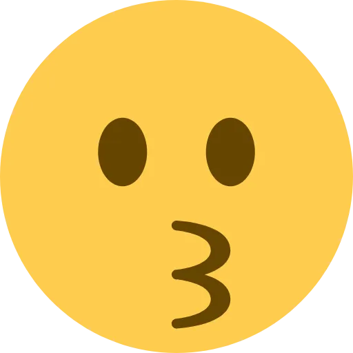 😗 Эмодзи «Twemoji Smileys» для Telegram