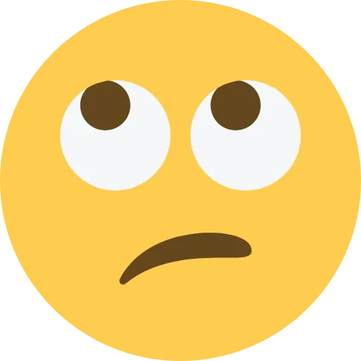 🙄 Эмодзи «Twemoji Smileys» для Telegram