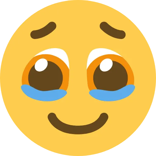 Стикер 41 Twemoji Smileys