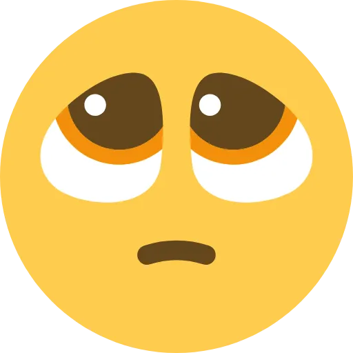 Стикер 40 Twemoji Smileys