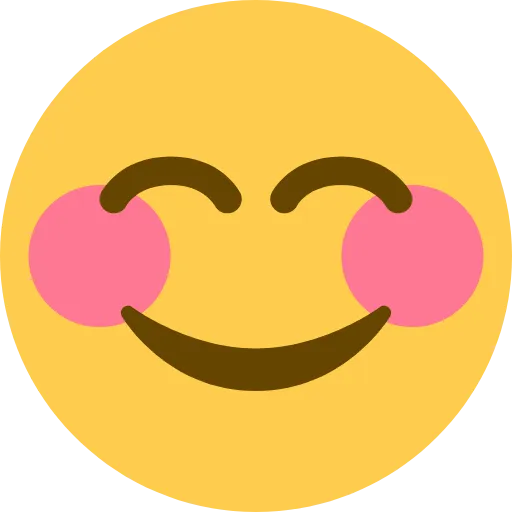 😊 Эмодзи «Twemoji Smileys» для Telegram