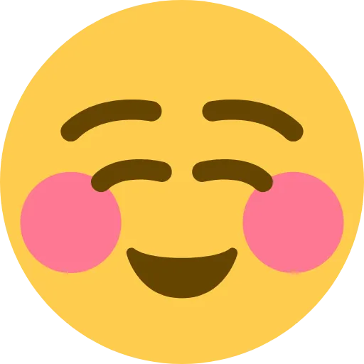 Стикер 4 Twemoji Smileys