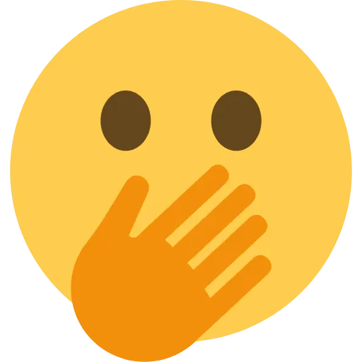 🫢 Эмодзи «Twemoji Smileys» для Telegram