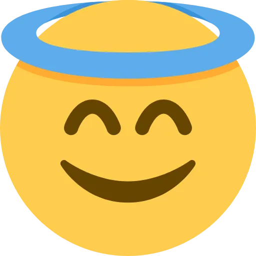 Стикер 5 Twemoji Smileys