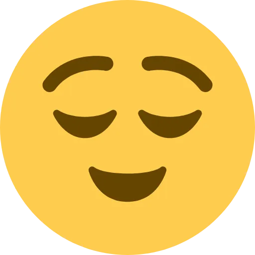 😌 Эмодзи «Twemoji Smileys» для Telegram