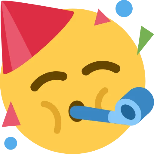 Стикер 36 Twemoji Smileys