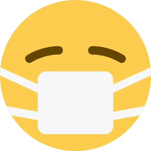😷 Эмодзи «Twemoji Smileys» для Telegram