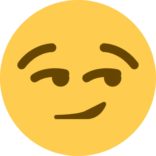 Стикер 22 Twemoji Smileys