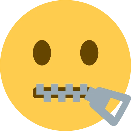 🤐 Эмодзи «Twemoji Smileys» для Telegram
