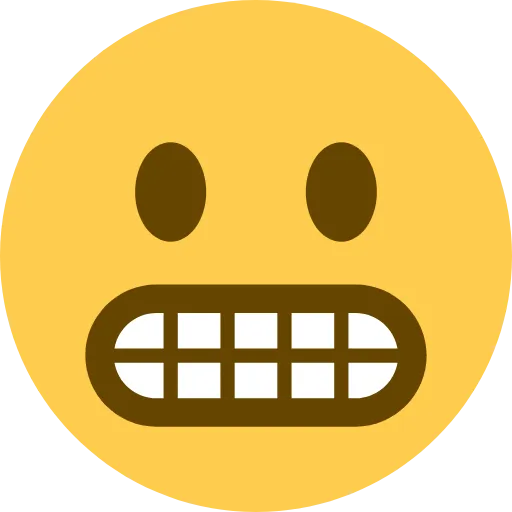 😬 Эмодзи «Twemoji Smileys» для Telegram