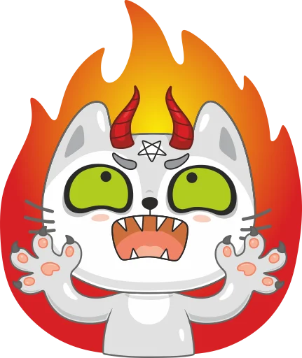 Стикер 5 Twin Cats