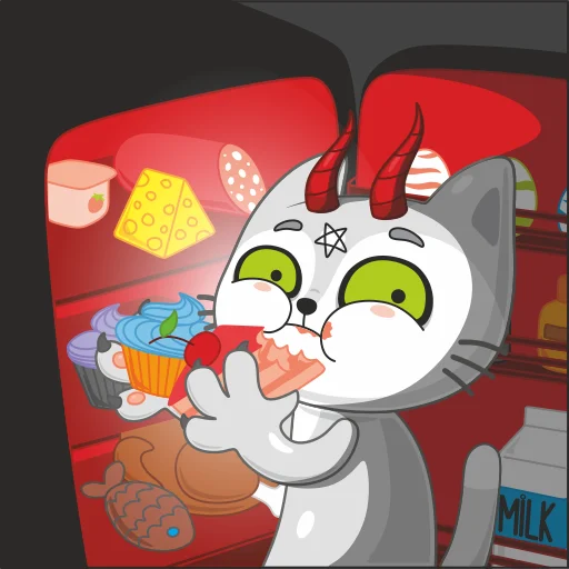Стикер 21 Twin Cats