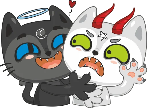 Стикер 23 Twin Cats