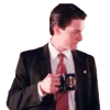 Стикер 2 😝 Набор эмоджи по сериалу «Twin Peaks Твин Пикс»