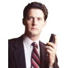 Стикер 26 😝 Набор эмоджи по сериалу «Twin Peaks Твин Пикс»