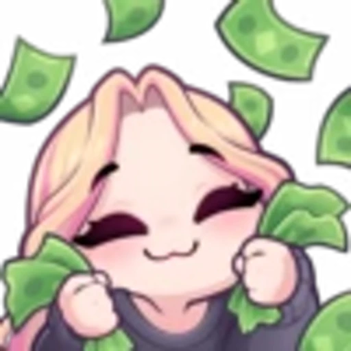 🤑 Эмодзи «[Tyan] ˚₊· ͟͟͞͞ ݁ ˖» для Telegram