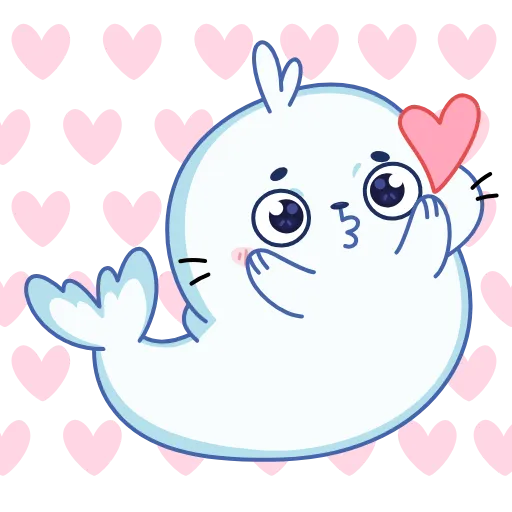 😘 Эмодзи «Тюленим» для Telegram