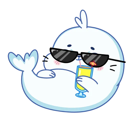 😎 Эмодзи «Тюленим» для Telegram