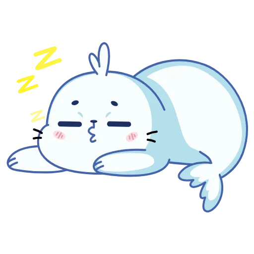 😴 Эмодзи «Тюленим» для Telegram