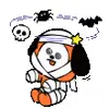 Стикер 41 halloween #cute #girl #random