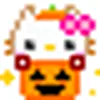 Стикер 11 halloween #cute #girl #random