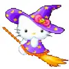 Стикер 18 halloween #cute #girl #random