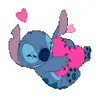 Стикер 22 Stich #status #cute #girl #emoji