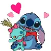 Стикер 59 Stich #status #cute #girl #emoji
