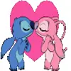 Стикер 53 Stich #status #cute #girl #emoji