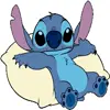 Стикер 9 Stich #status #cute #girl #emoji