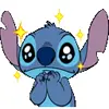 Стикер 14 Stich #status #cute #girl #emoji