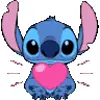 Стикер 56 Stich #status #cute #girl #emoji