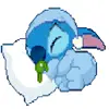 Стикер 42 Stich #status #cute #girl #emoji