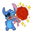 Стикер 11 Stich #status #cute #girl #emoji