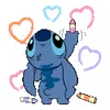 Стикер 6 Stich #status #cute #girl #emoji