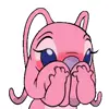 Стикер 8 Stich #status #cute #girl #emoji