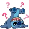 Стикер 3 Stich #status #cute #girl #emoji