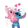 Стикер 58 Stich #status #cute #girl #emoji