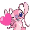 Стикер 28 Stich #status #cute #girl #emoji